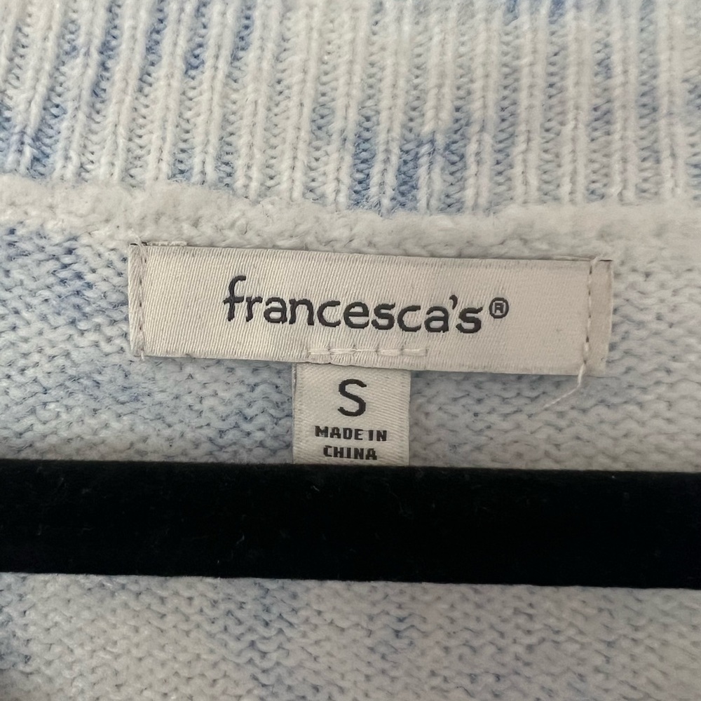 Francesca’s Bettie Postcard Print Sweatshirt - Picture 2 of 8